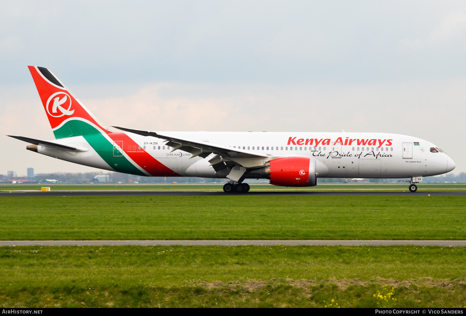 Aircraft Photo of 5Y-KZB | Boeing 787-8 Dreamliner | Kenya Airways | AirHistory.net #725978