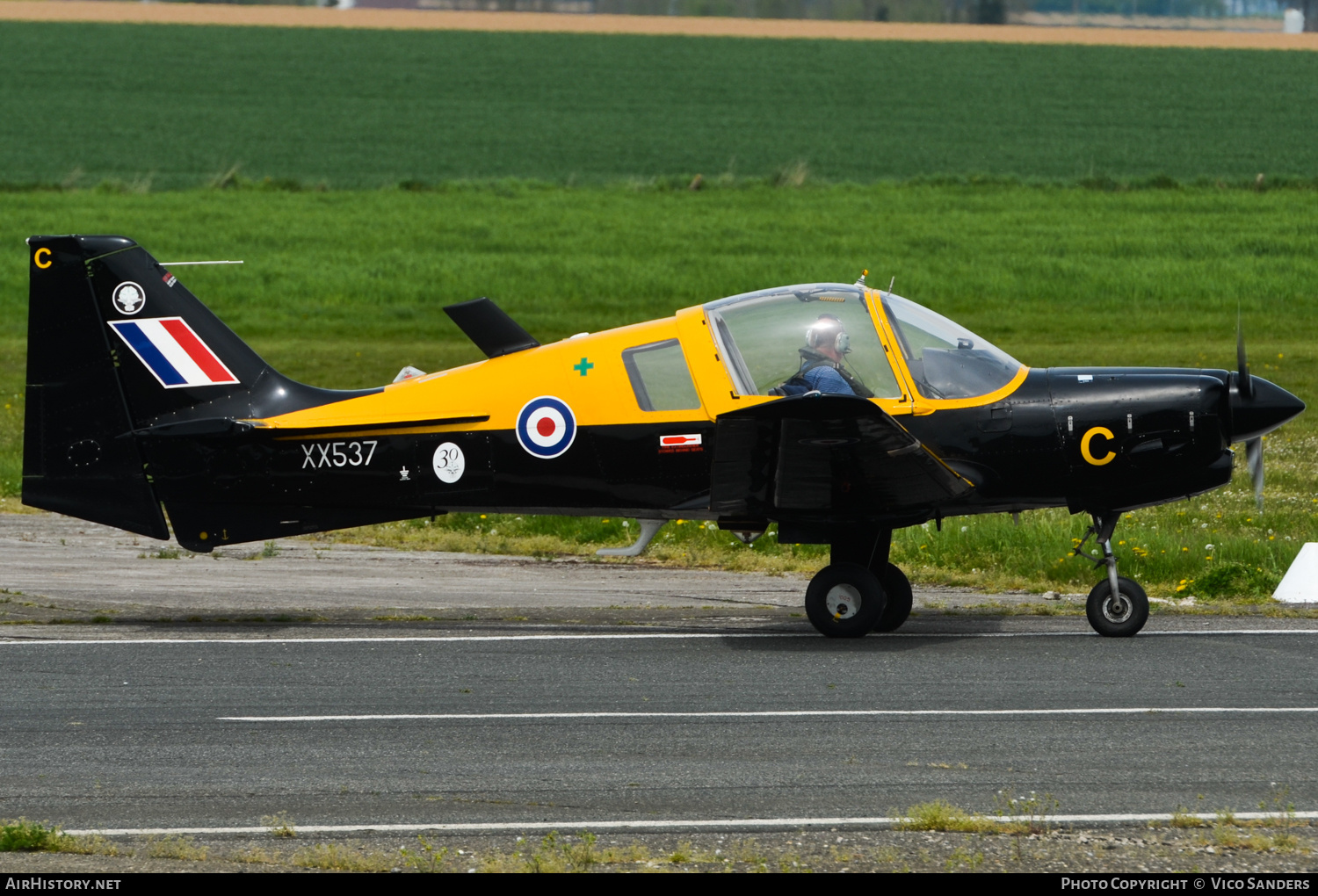 Aircraft Photo of G-CBCB / XX537 | Scottish Aviation Bulldog 120/121 | UK - Air Force | AirHistory.net #725990