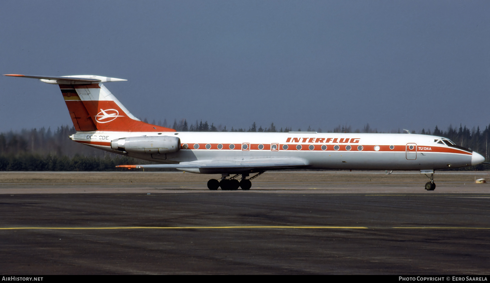 Aircraft Photo of DDR-SDE | Tupolev Tu-134AK | Interflug | AirHistory.net #726000