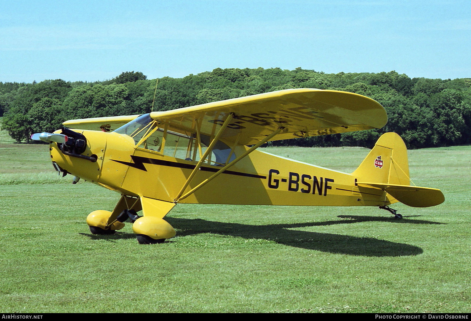 Aircraft Photo of G-BSNF | Piper J-3C-65 Cub | AirHistory.net #726010