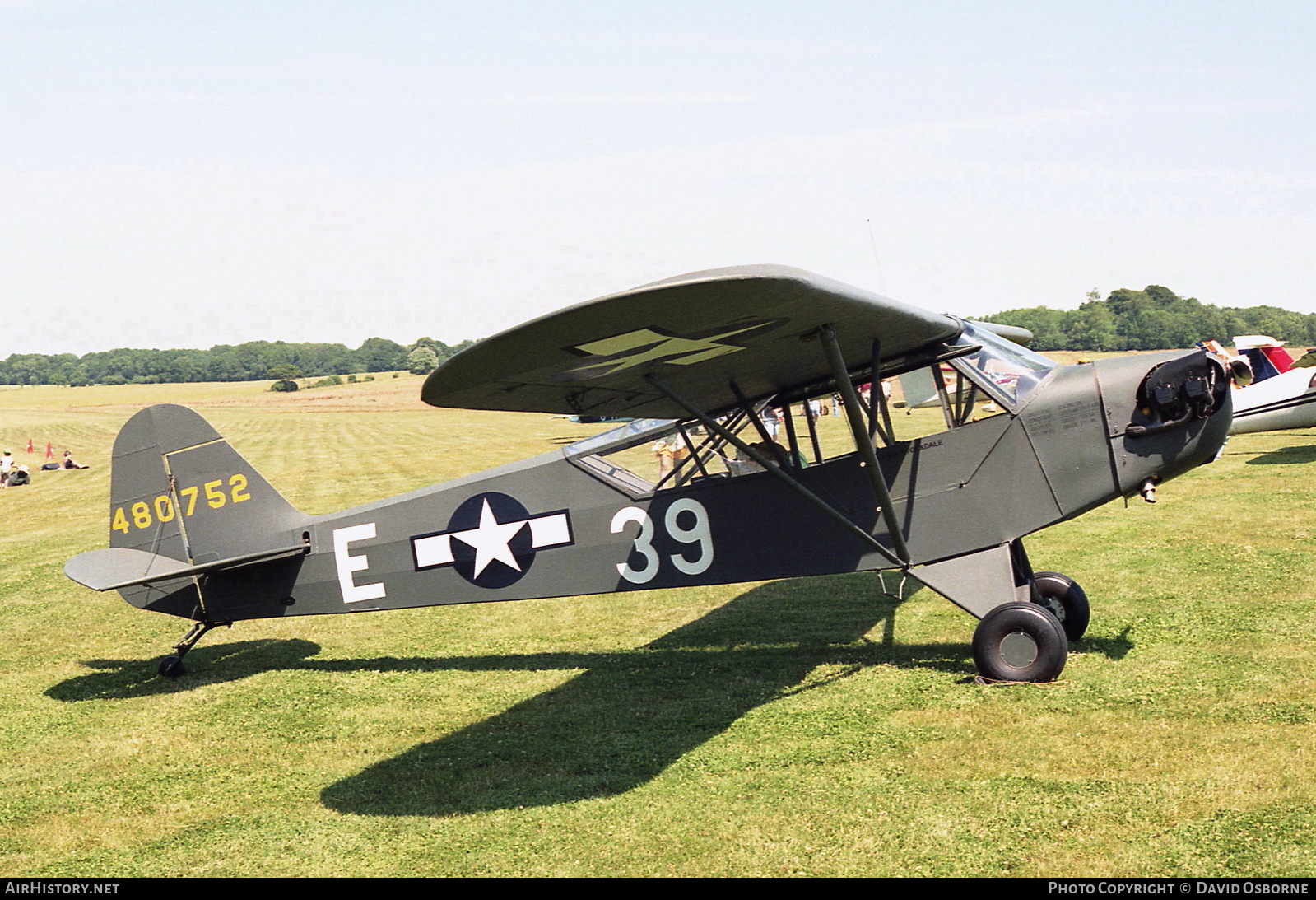 Aircraft Photo of G-BCXJ / 480752 | Piper J-3C-65 Cub | USA - Air Force | AirHistory.net #726023