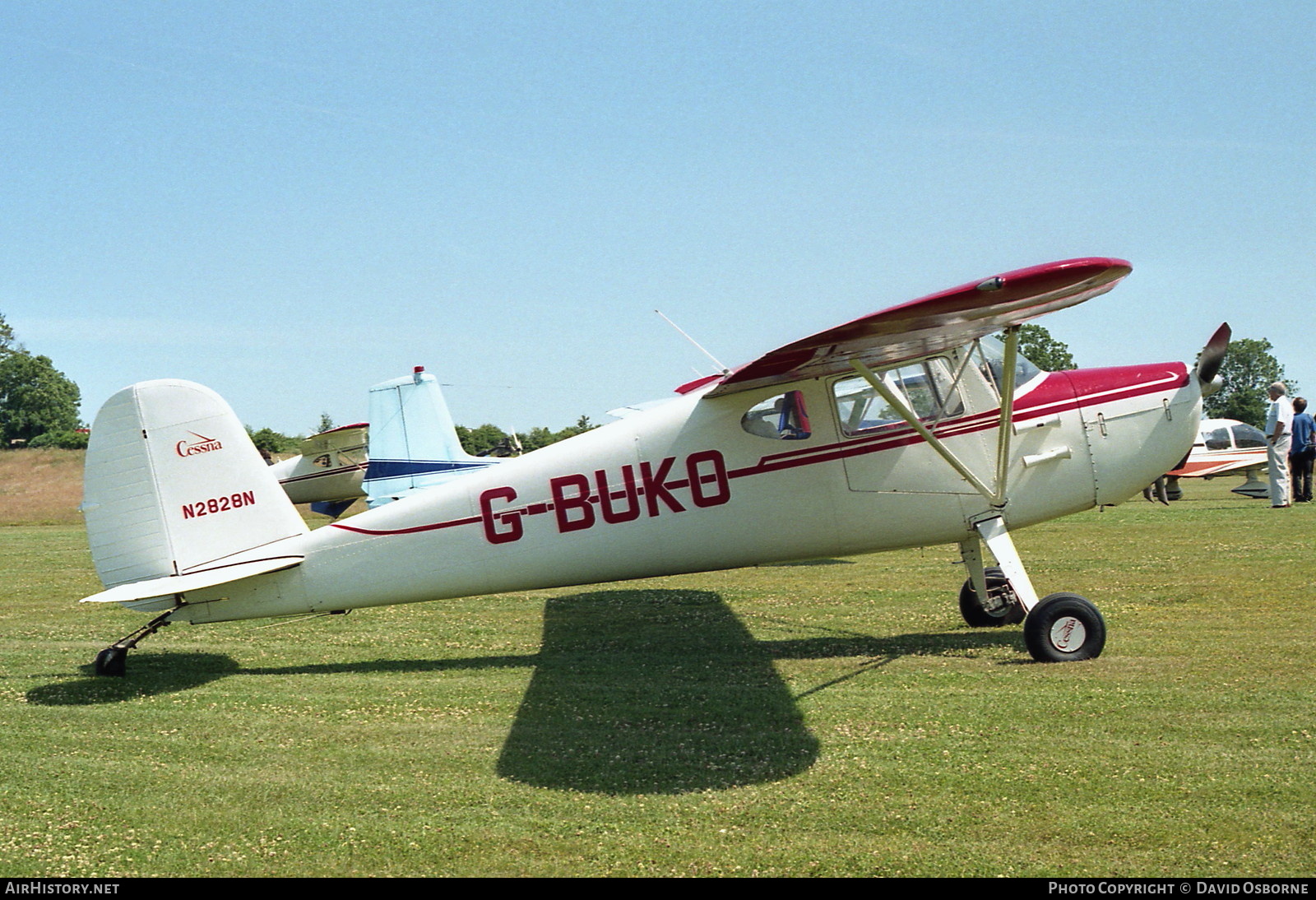 Aircraft Photo of G-BUKO / N2828N | Cessna 120 | AirHistory.net #726026