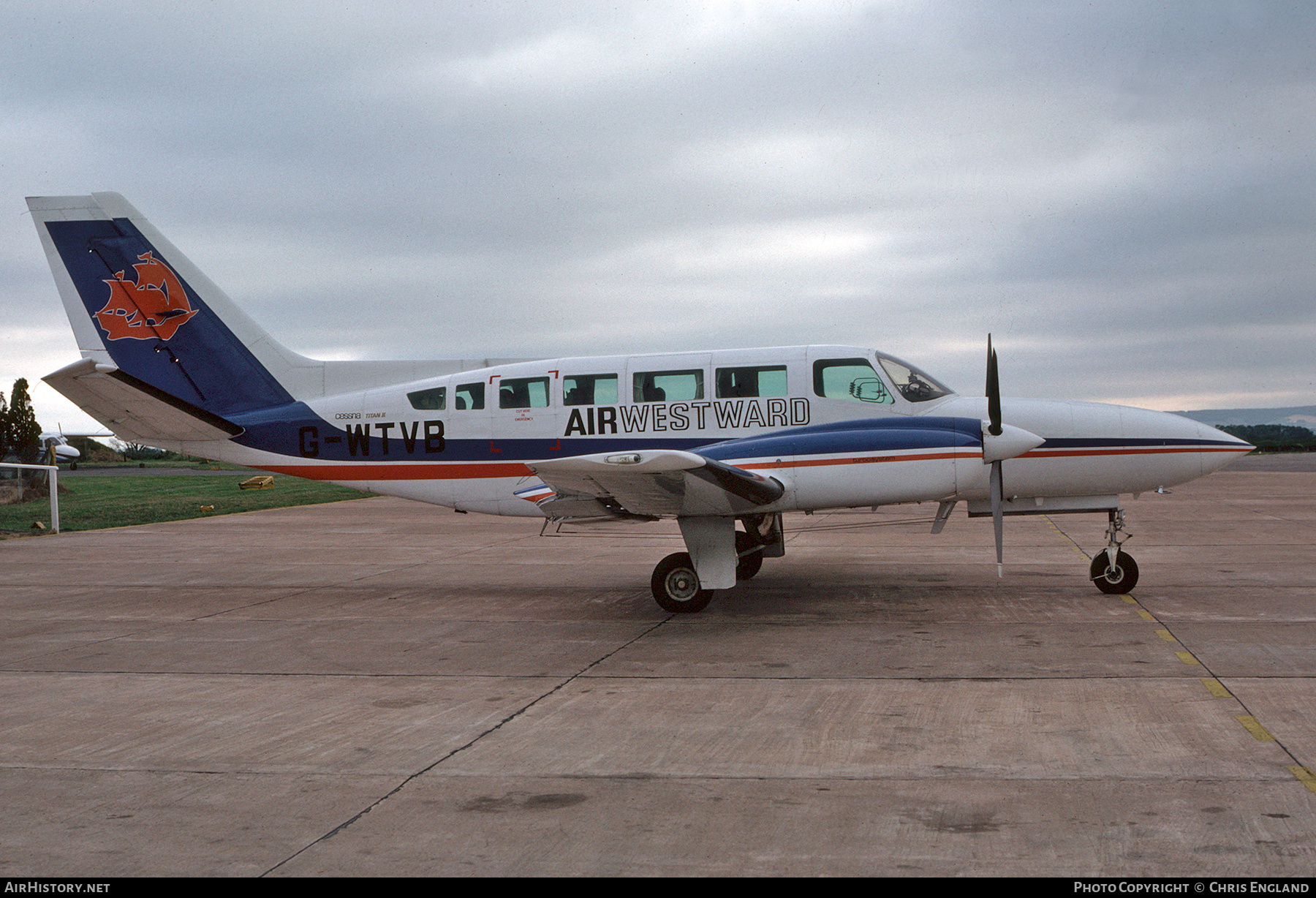Aircraft Photo of G-WTVB | Cessna 404 Titan | Air Westward | AirHistory.net #726095