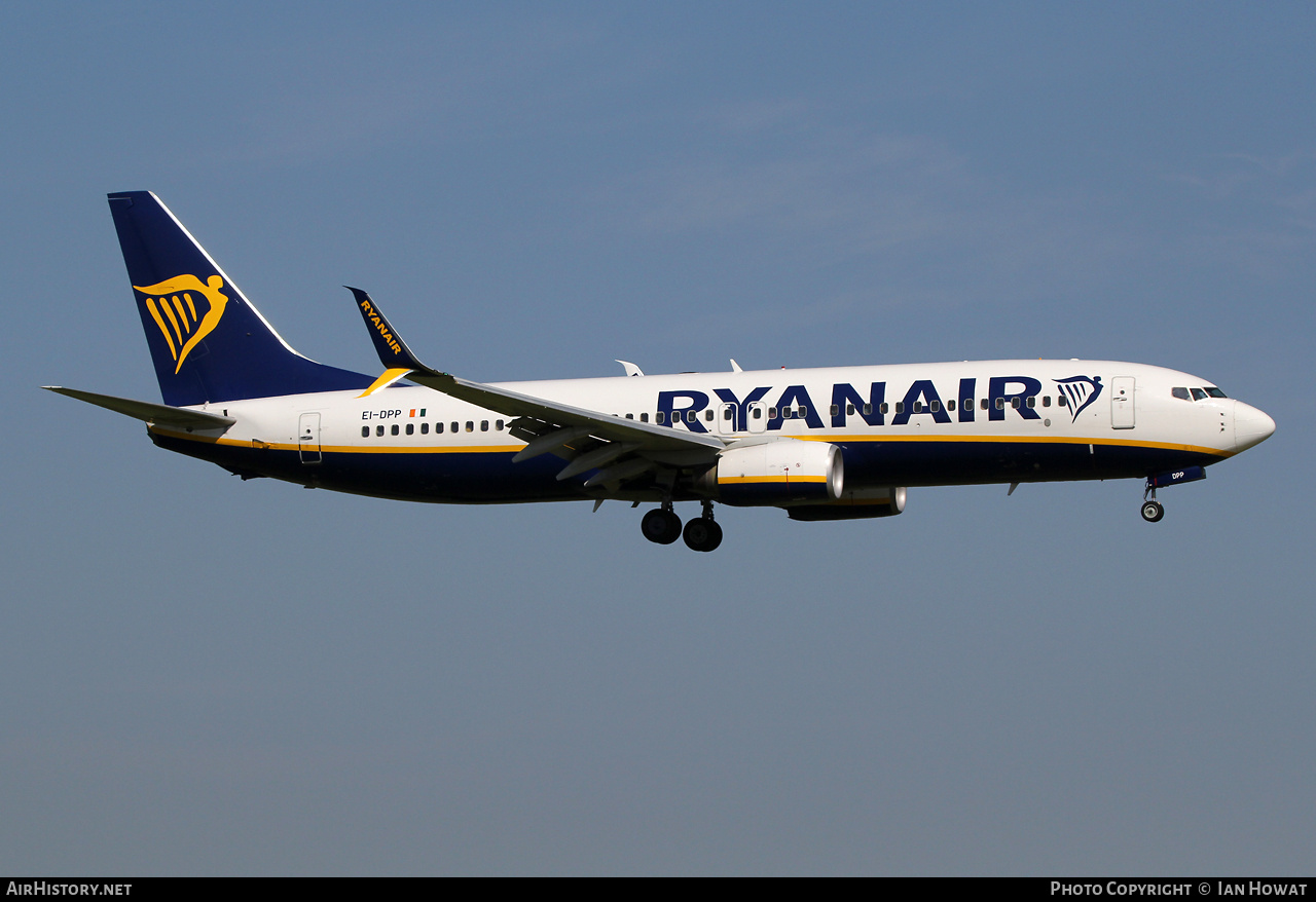Aircraft Photo of EI-DPP | Boeing 737-8AS | Ryanair | AirHistory.net #726098