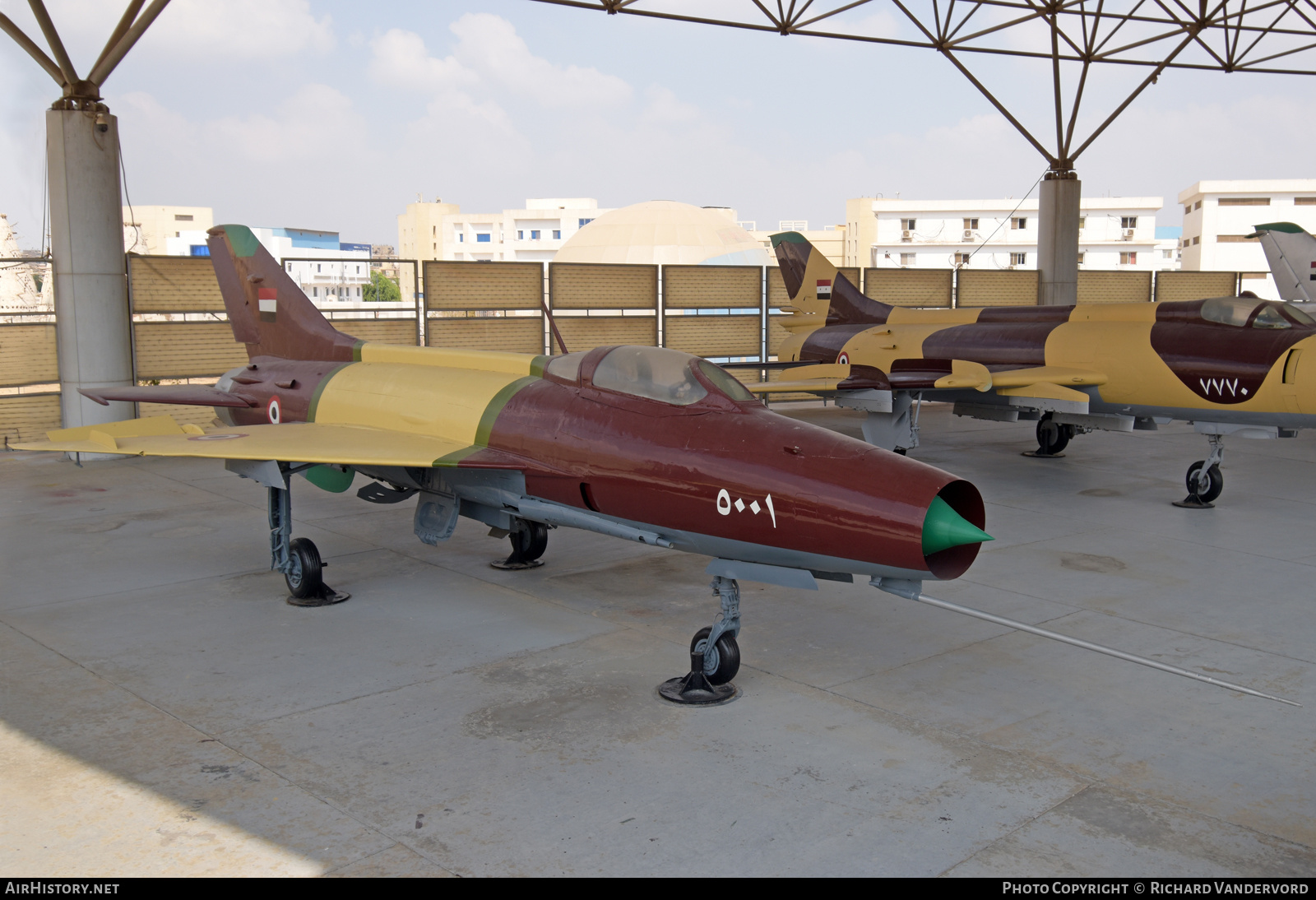 Aircraft Photo of 5001 / ٥٠٠١ | Mikoyan-Gurevich MiG-21F-13 | Egypt - Air Force | AirHistory.net #726151