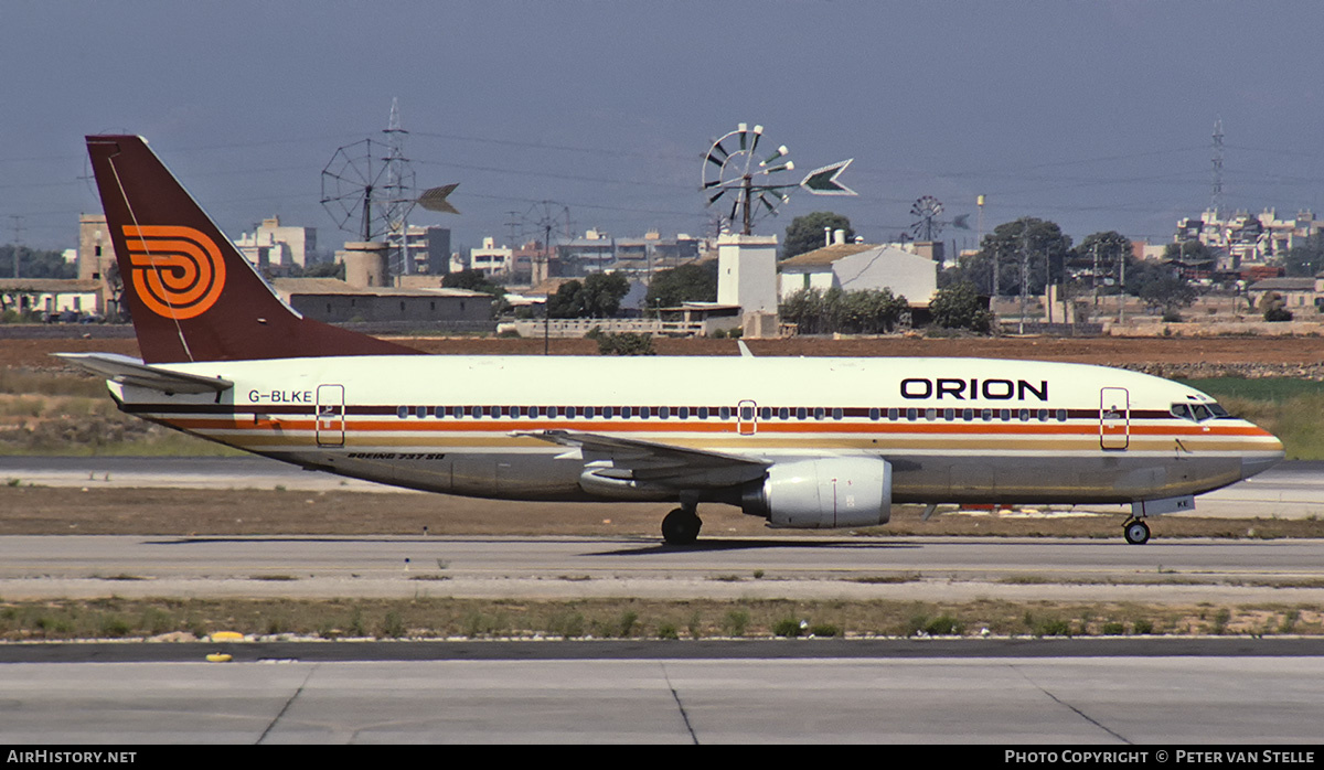 Aircraft Photo of G-BLKE | Boeing 737-3T5 | Orion Airways | AirHistory.net #726204