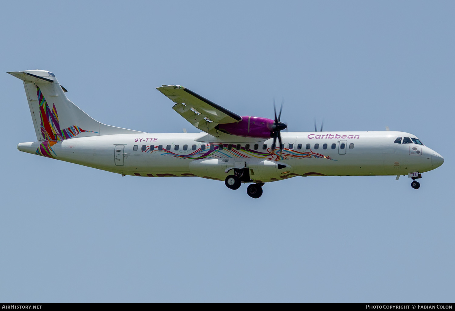 Aircraft Photo of 9Y-TTE | ATR ATR-72-600 (ATR-72-212A) | Caribbean Airlines | AirHistory.net #726221