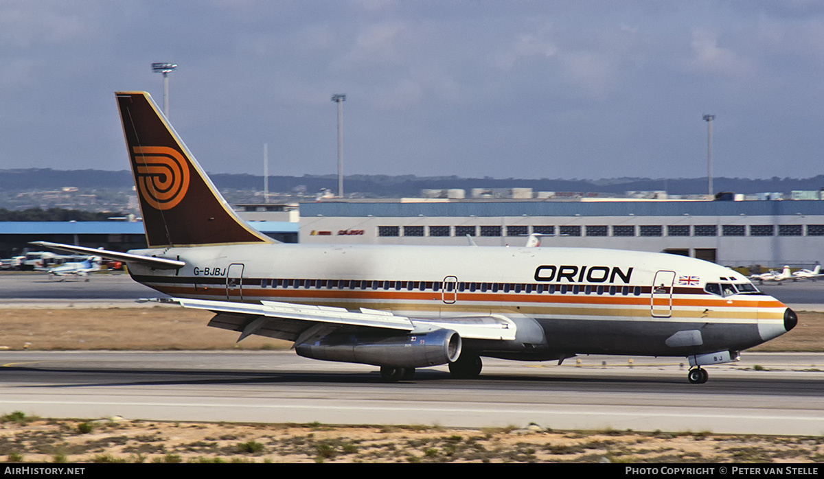 Aircraft Photo of G-BJBJ | Boeing 737-2T5/Adv | Orion Airways | AirHistory.net #726244