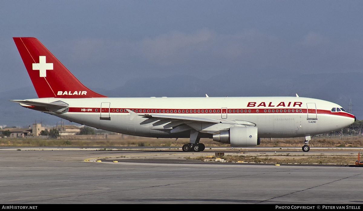 Aircraft Photo of HB-IPK | Airbus A310-322/ET | Balair | AirHistory.net #726256