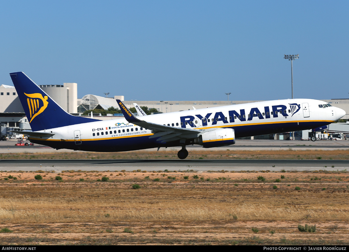 Aircraft Photo of EI-ENA | Boeing 737-8AS | Ryanair | AirHistory.net #726298