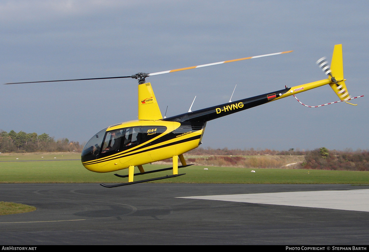 Aircraft Photo of D-HVNG | Robinson R-44 I | Air Lloyd | AirHistory.net #726322