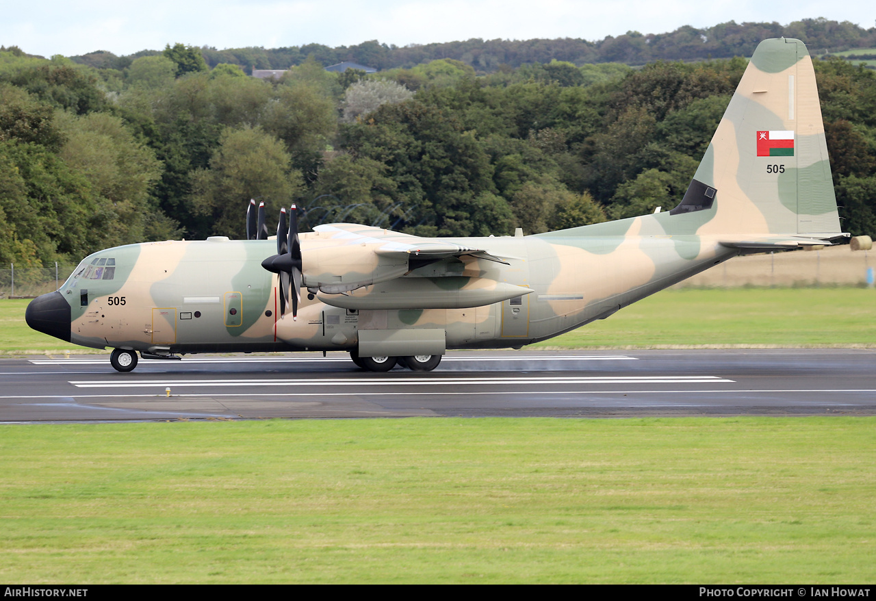 Aircraft Photo of 505 | Lockheed Martin C-130J Hercules | Oman - Air Force | AirHistory.net #726390