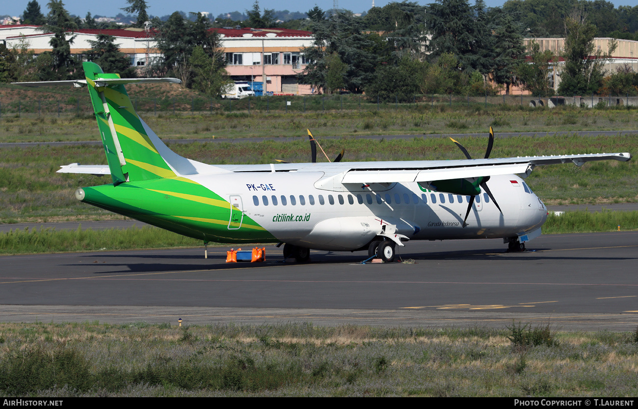 Aircraft Photo of PK-GAE | ATR ATR-72-600 (ATR-72-212A) | Citilink | AirHistory.net #726392