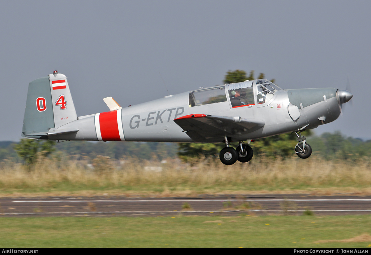 Aircraft Photo of G-EKTP / 3F-SX | Saab 91D Safir | AirHistory.net #726412