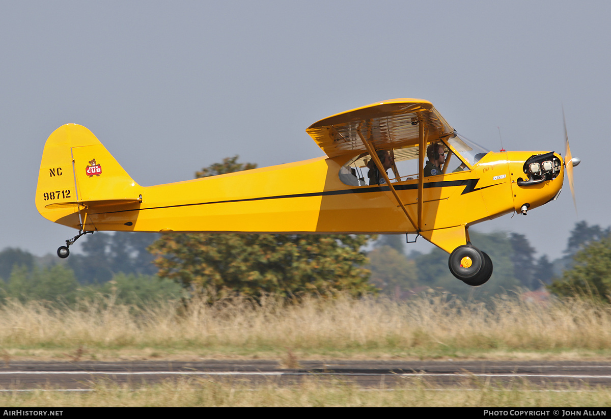 Aircraft Photo of N98712 / NC98712 | Piper J-3C-65 Cub | AirHistory.net #726417