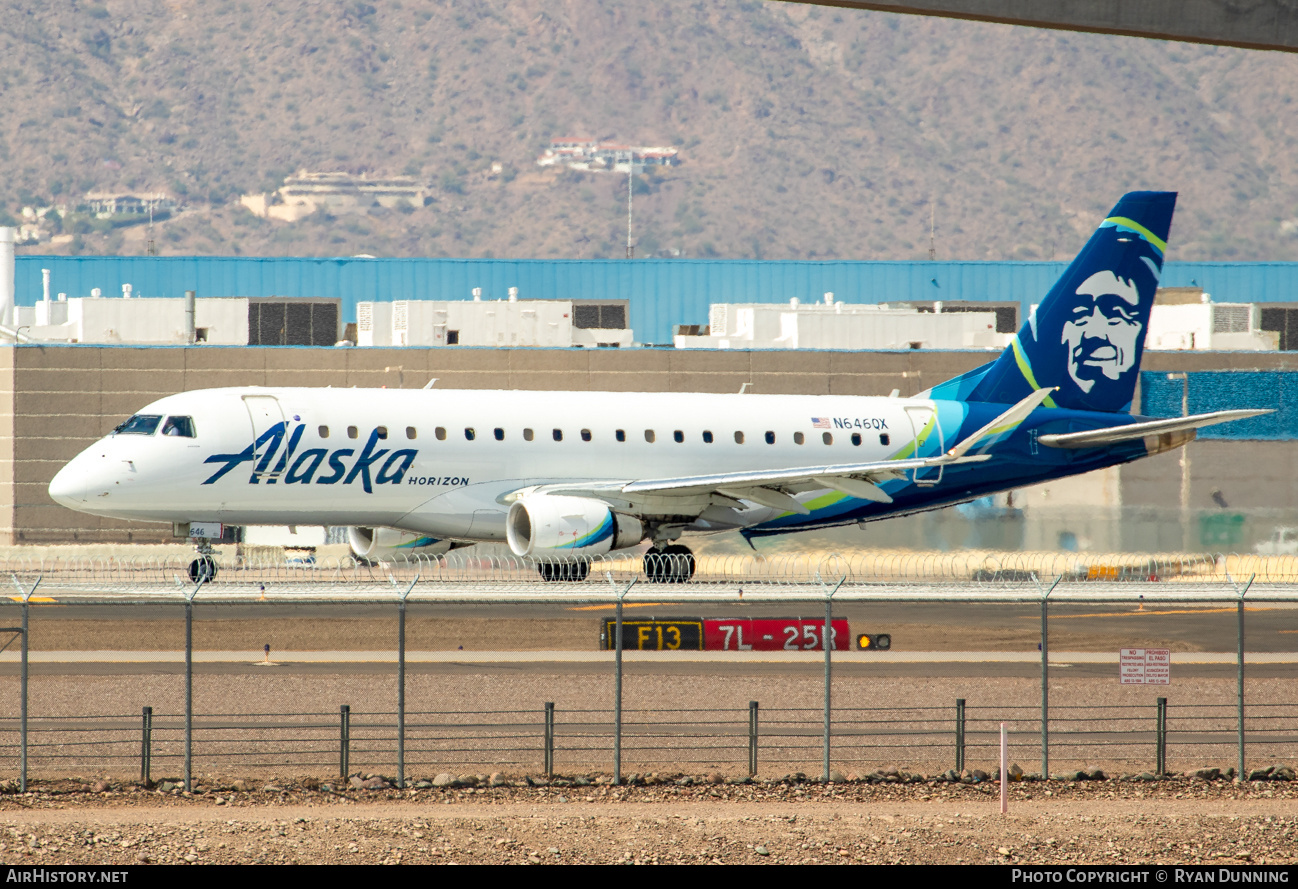 Aircraft Photo of N646QX | Embraer 175LR (ERJ-170-200LR) | Alaska Airlines | AirHistory.net #726465