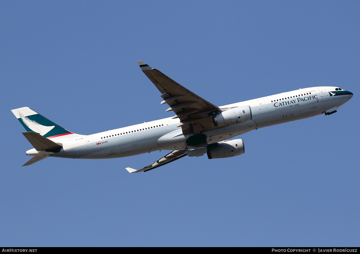 Aircraft Photo of B-LBB | Airbus A330-343E | Cathay Pacific Airways | AirHistory.net #726538