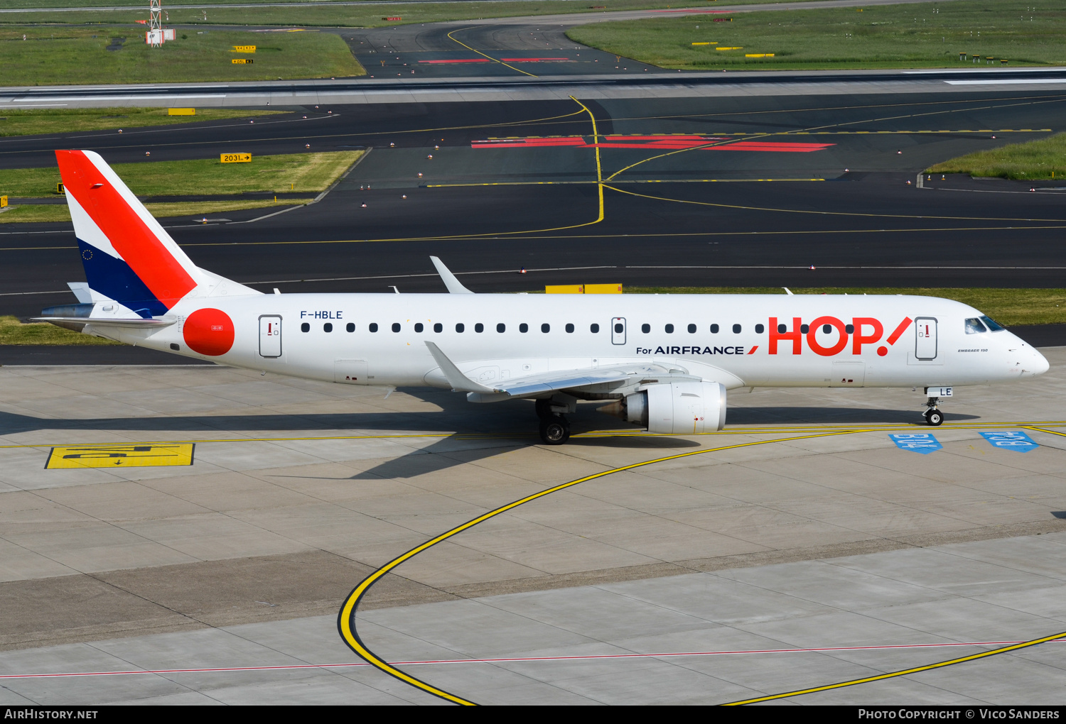 Aircraft Photo of F-HBLE | Embraer 190LR (ERJ-190-100LR) | Hop! | AirHistory.net #726567