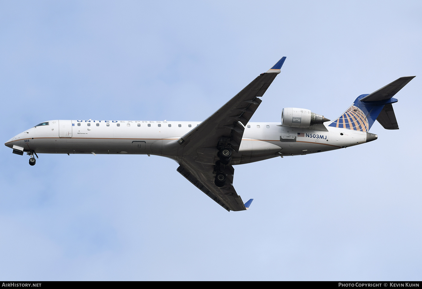 Aircraft Photo of N503MJ | Bombardier CRJ-700 (CL-600-2C10) | United Express | AirHistory.net #726576