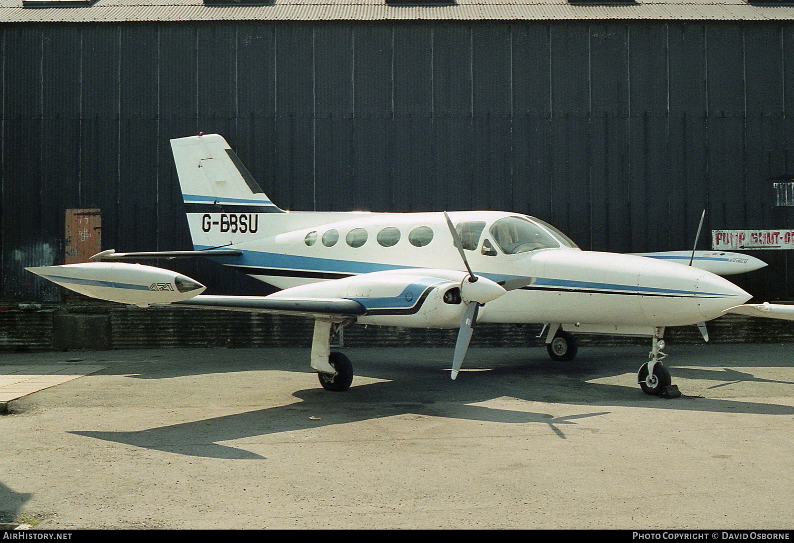 Aircraft Photo of G-BBSU | Cessna 421B Golden Eagle | AirHistory.net #726578