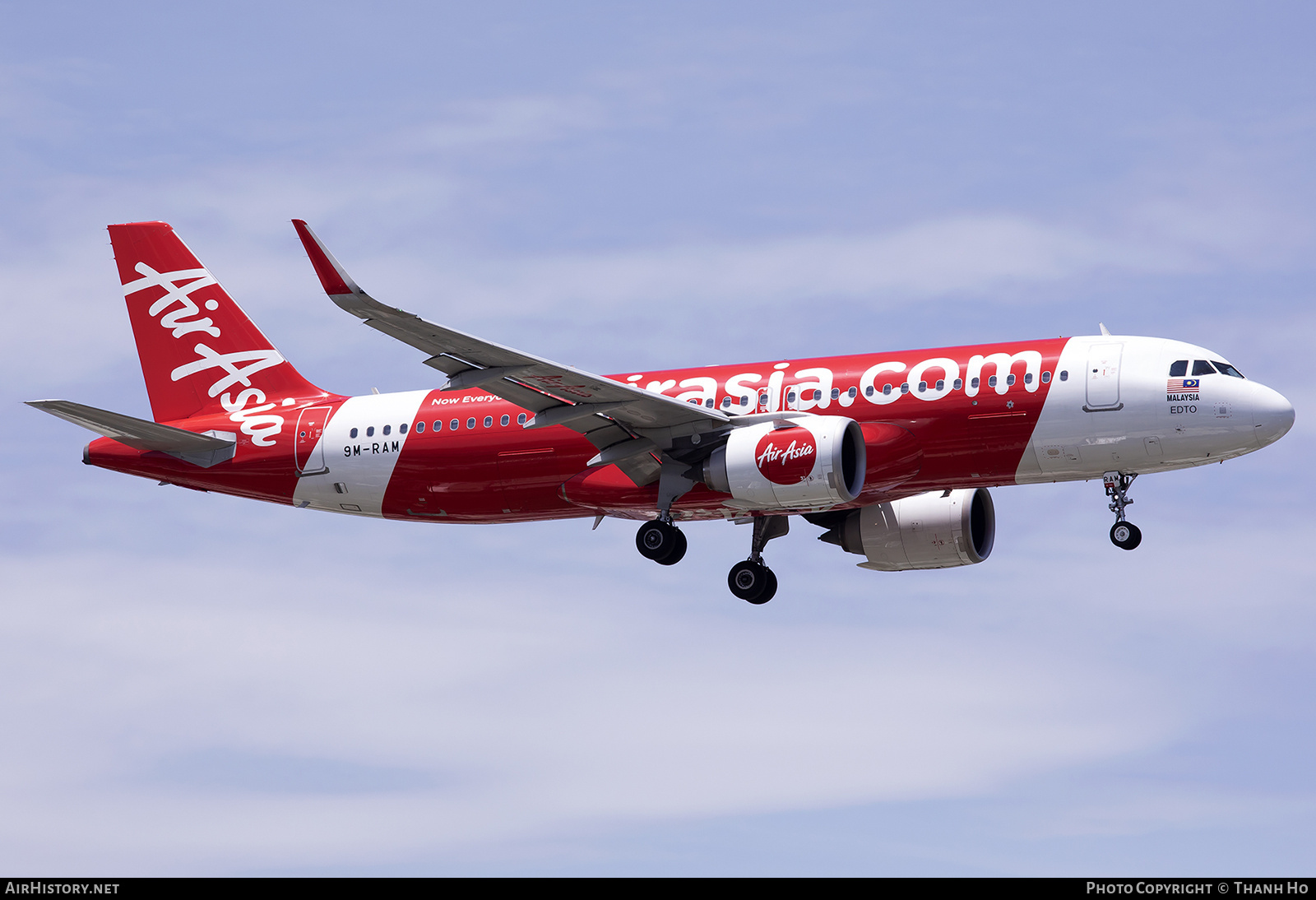 Aircraft Photo of 9M-RAM | Airbus A320-251N | AirAsia | AirHistory.net #726595