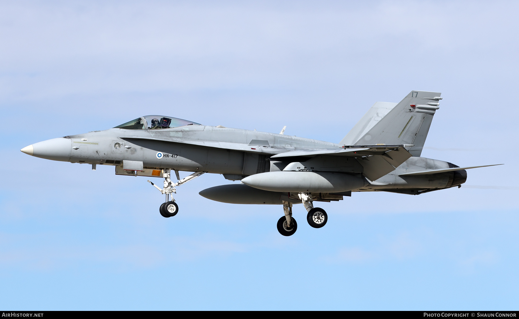 Aircraft Photo of HN-417 | McDonnell Douglas F/A-18C Hornet | Finland - Air Force | AirHistory.net #726600