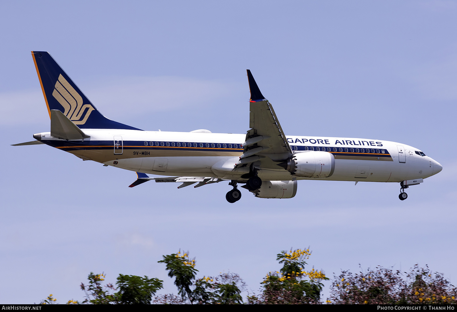 Aircraft Photo of 9V-MBH | Boeing 737-8 Max 8 | Singapore Airlines | AirHistory.net #726619