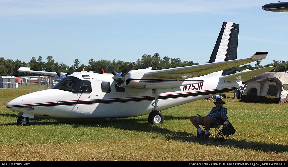 Aircraft Photo of N75JR | Aero Commander 500B Commander | AirHistory.net #726620