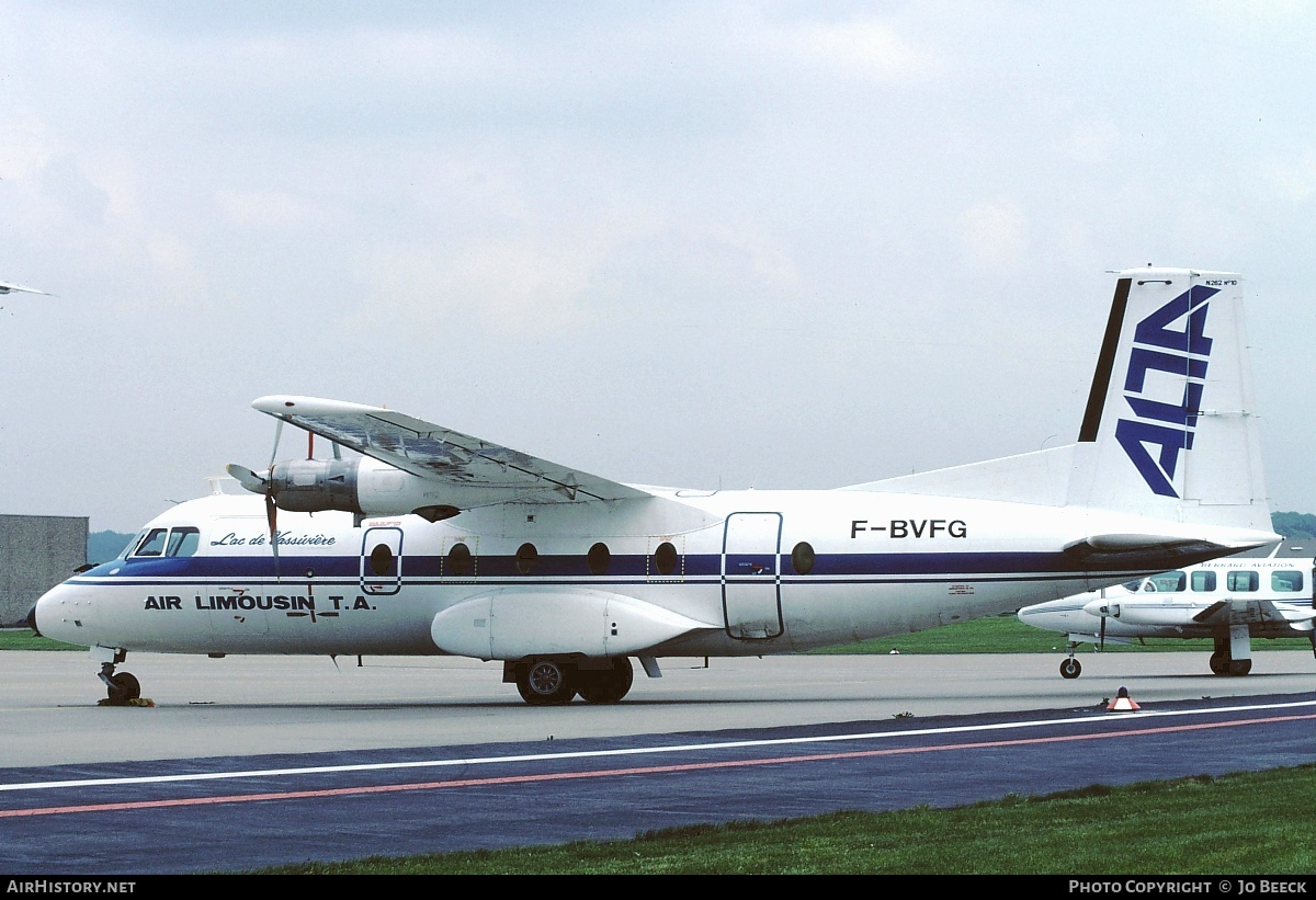 Aircraft Photo of F-BVFG | Nord 262A-12 | Air Limousin Transports Aérien - ALTA | AirHistory.net #726667