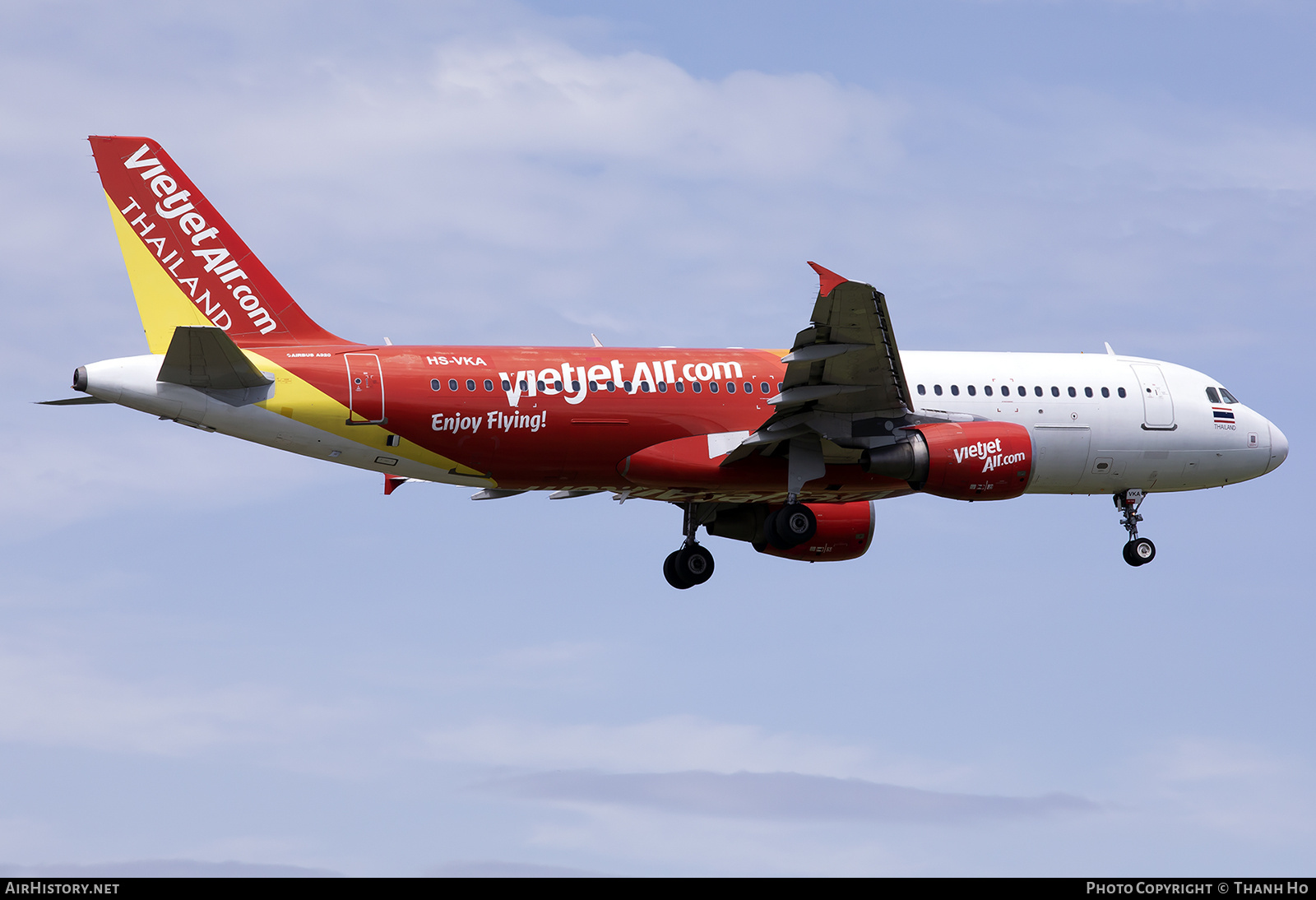 Aircraft Photo of HS-VKA | Airbus A320-214 | VietJet Air Thailand | AirHistory.net #726689
