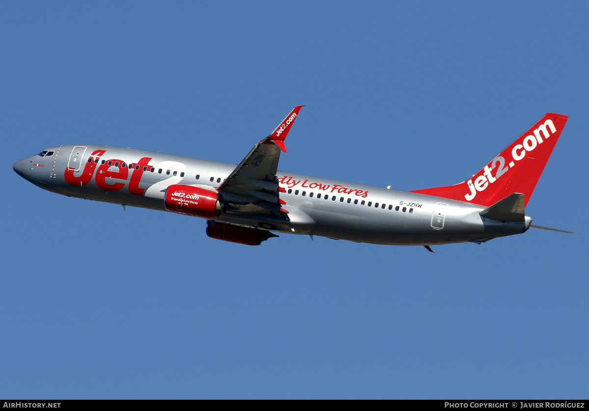 Aircraft Photo of G-JZHW | Boeing 737-800 | Jet2 | AirHistory.net #726714