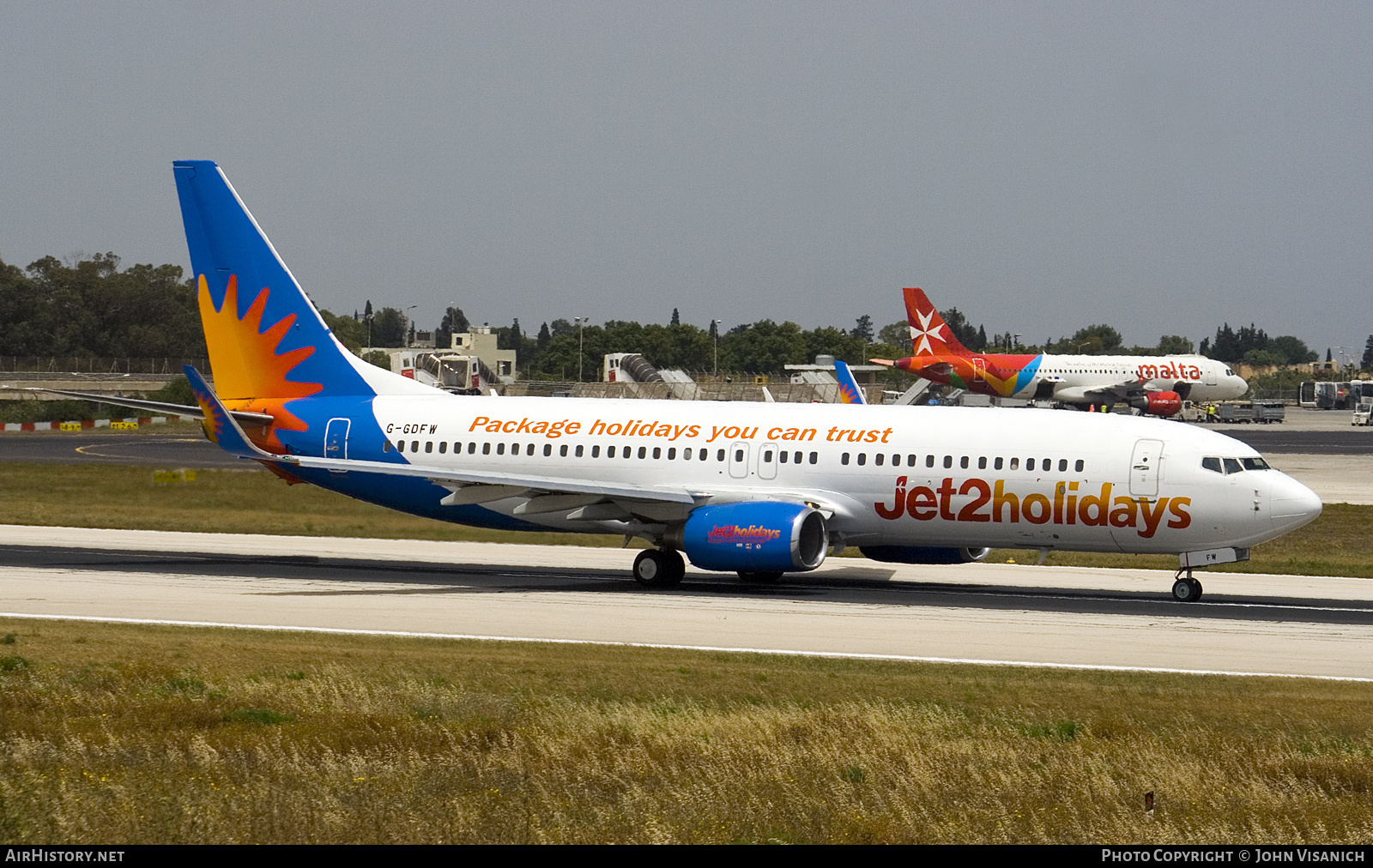 Aircraft Photo of G-GDFW | Boeing 737-8K5 | Jet2 Holidays | AirHistory.net #726716