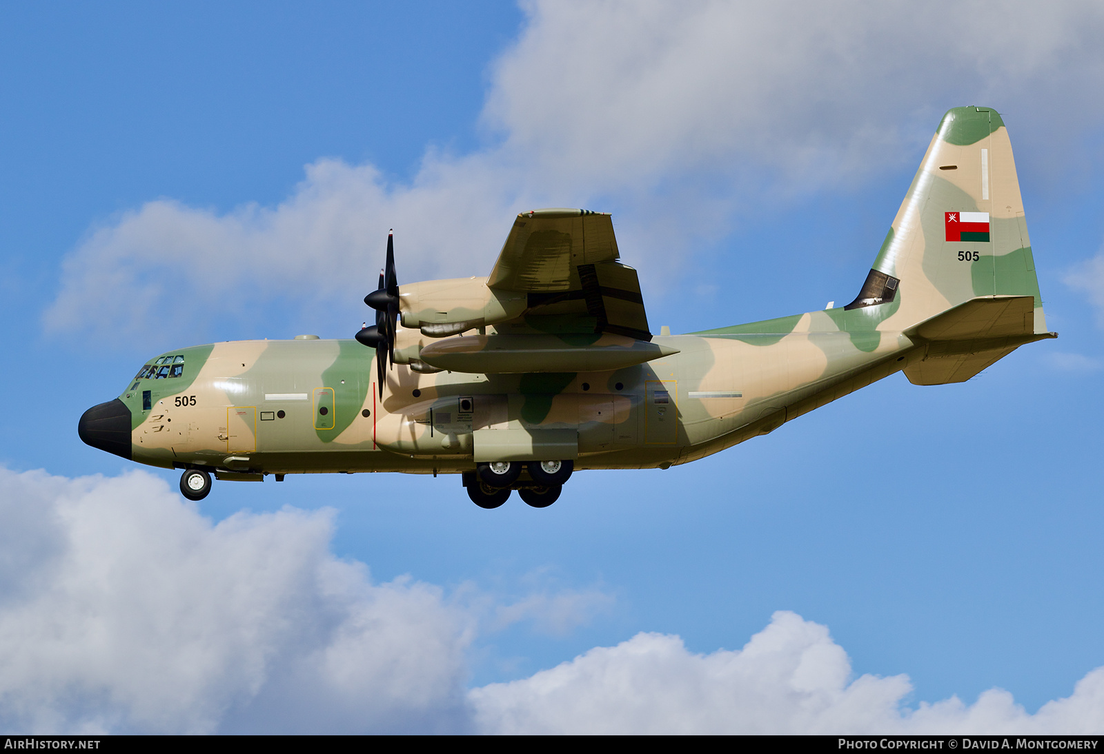 Aircraft Photo of 505 | Lockheed Martin C-130J Hercules | Oman - Air Force | AirHistory.net #726734