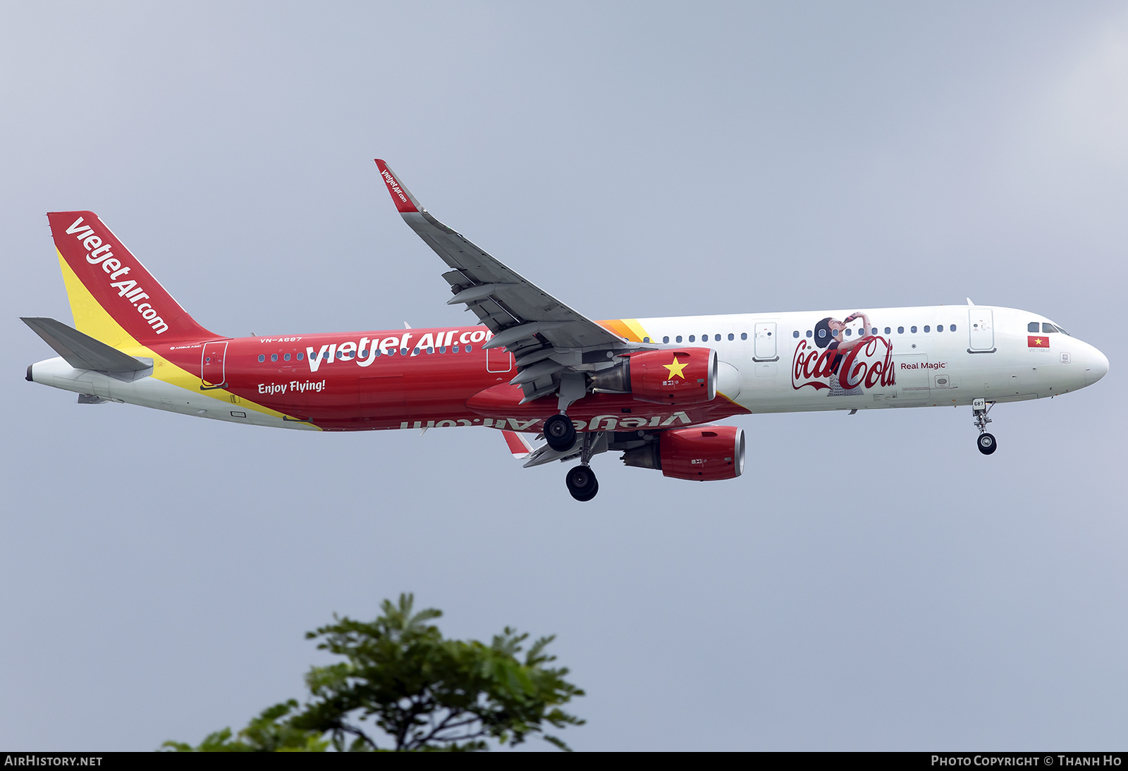 Aircraft Photo of VN-A687 | Airbus A321-211 | VietJet Air | AirHistory.net #726735