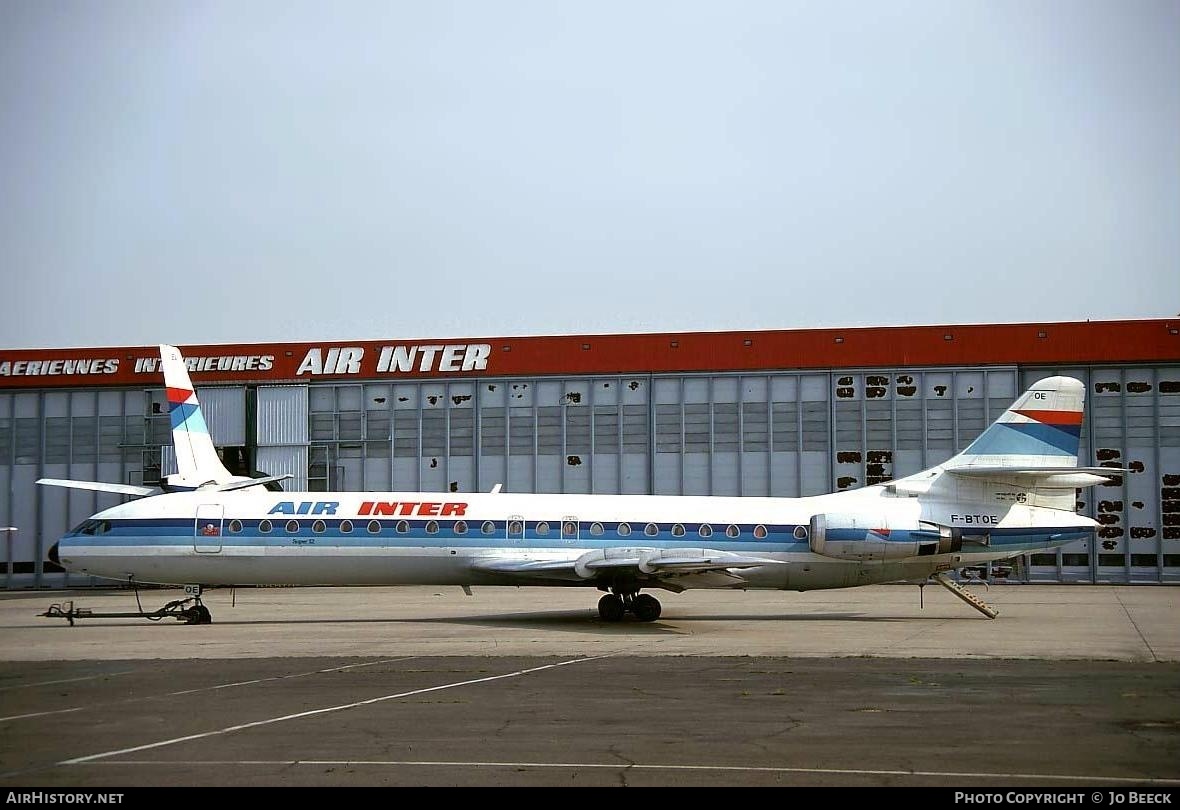 Aircraft Photo of F-BTOE | Aerospatiale SE-210 Caravelle 12 | Air Inter | AirHistory.net #726749