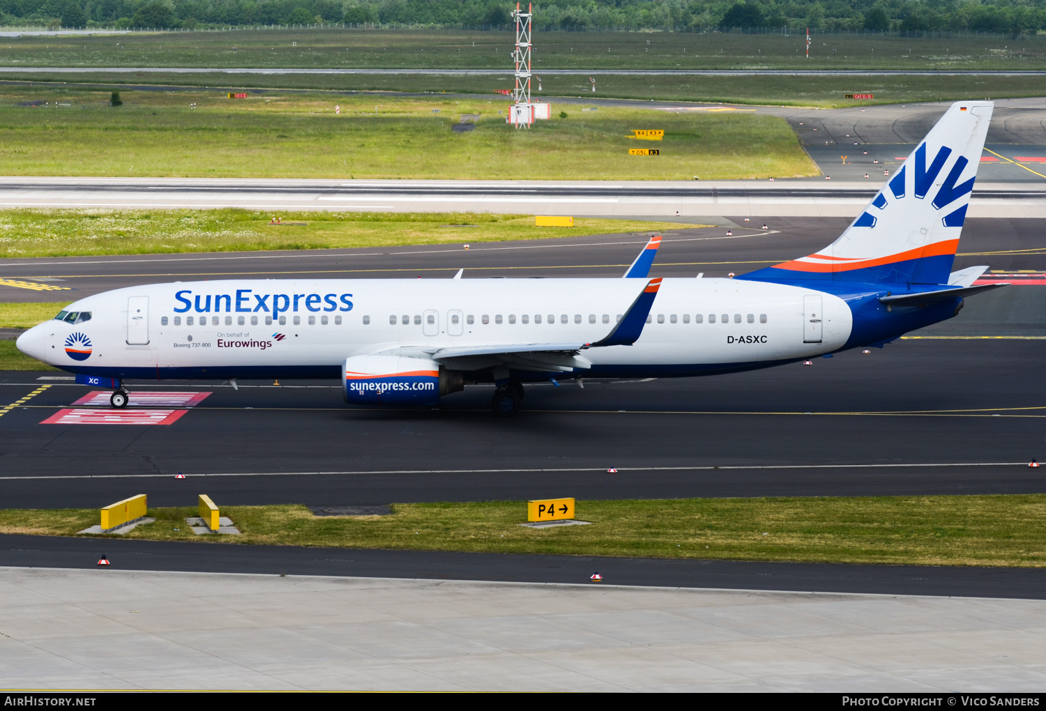 Aircraft Photo of D-ASXC | Boeing 737-86N | SunExpress | AirHistory.net #726779