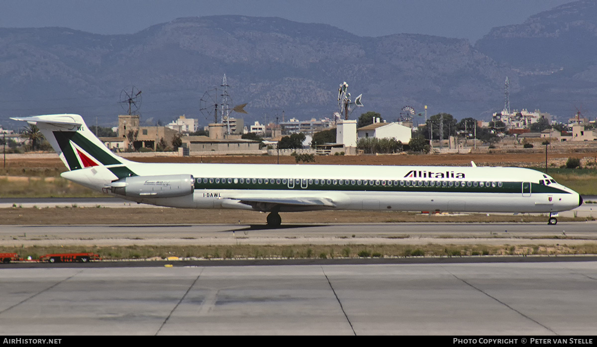 Aircraft Photo of I-DAWL | McDonnell Douglas MD-82 (DC-9-82) | Alitalia | AirHistory.net #726790