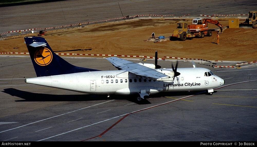 Aircraft Photo of F-GEQJ | ATR ATR-42-300 | Lufthansa CityLine | AirHistory.net #726795
