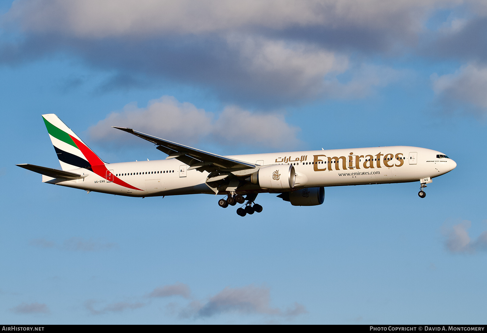 Aircraft Photo of A6-ENG | Boeing 777-31H/ER | Emirates | AirHistory.net #726797