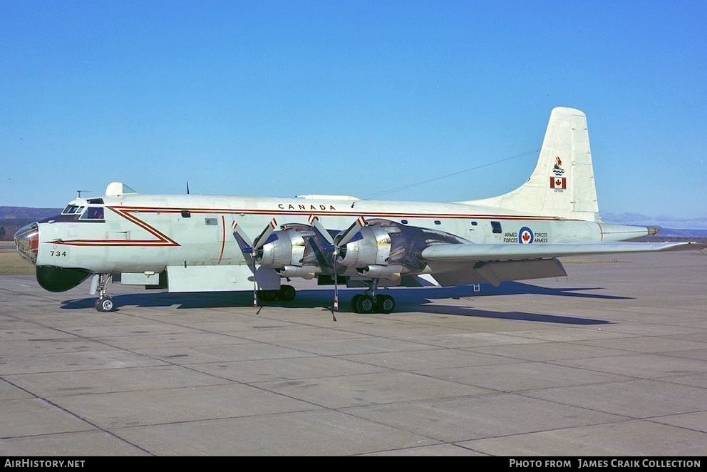 Aircraft Photo of 10734 | Canadair CP-107 Argus 2 (CL-28-2) | Canada - Air Force | AirHistory.net #726804