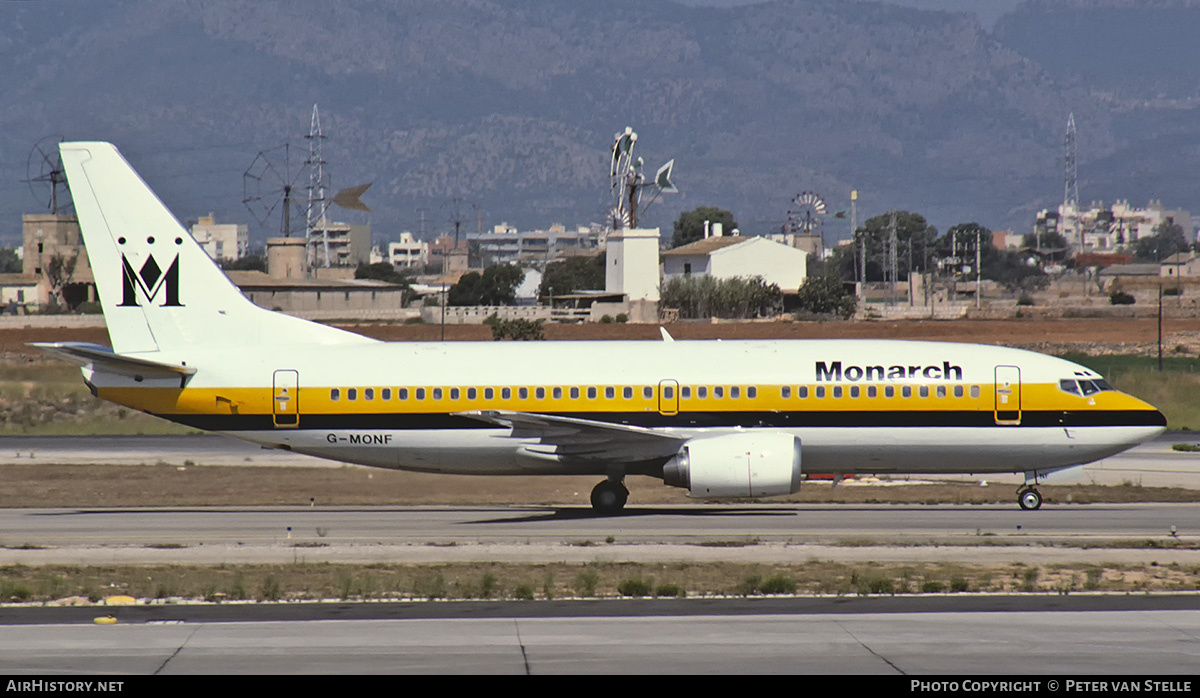 Aircraft Photo of G-MONF | Boeing 737-3Y0 | Monarch Airlines | AirHistory.net #726848