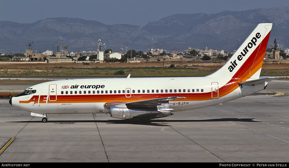 Aircraft Photo of G-BJFH | Boeing 737-2S3/Adv | Air Europe | AirHistory.net #726852