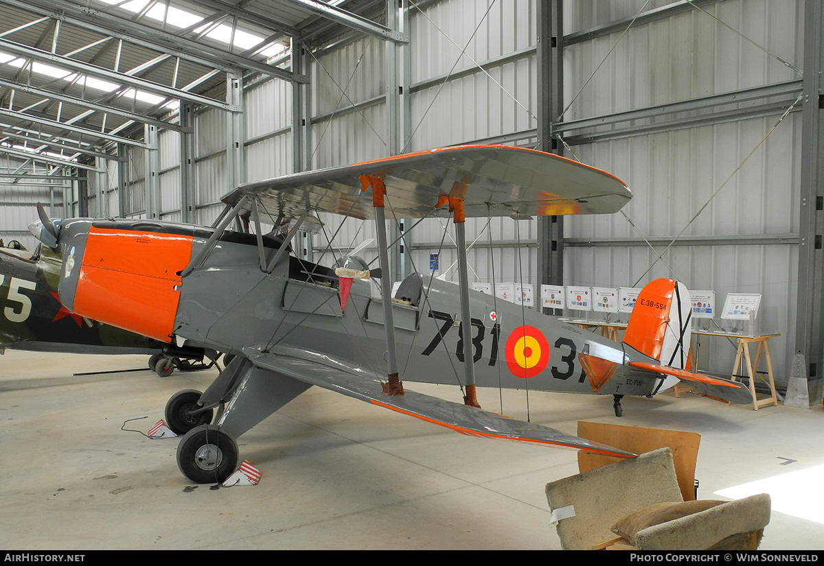 Aircraft Photo of EC-FUU / E.3B-554 | CASA 1.131E Jungmann | Spain - Air Force | AirHistory.net #726871