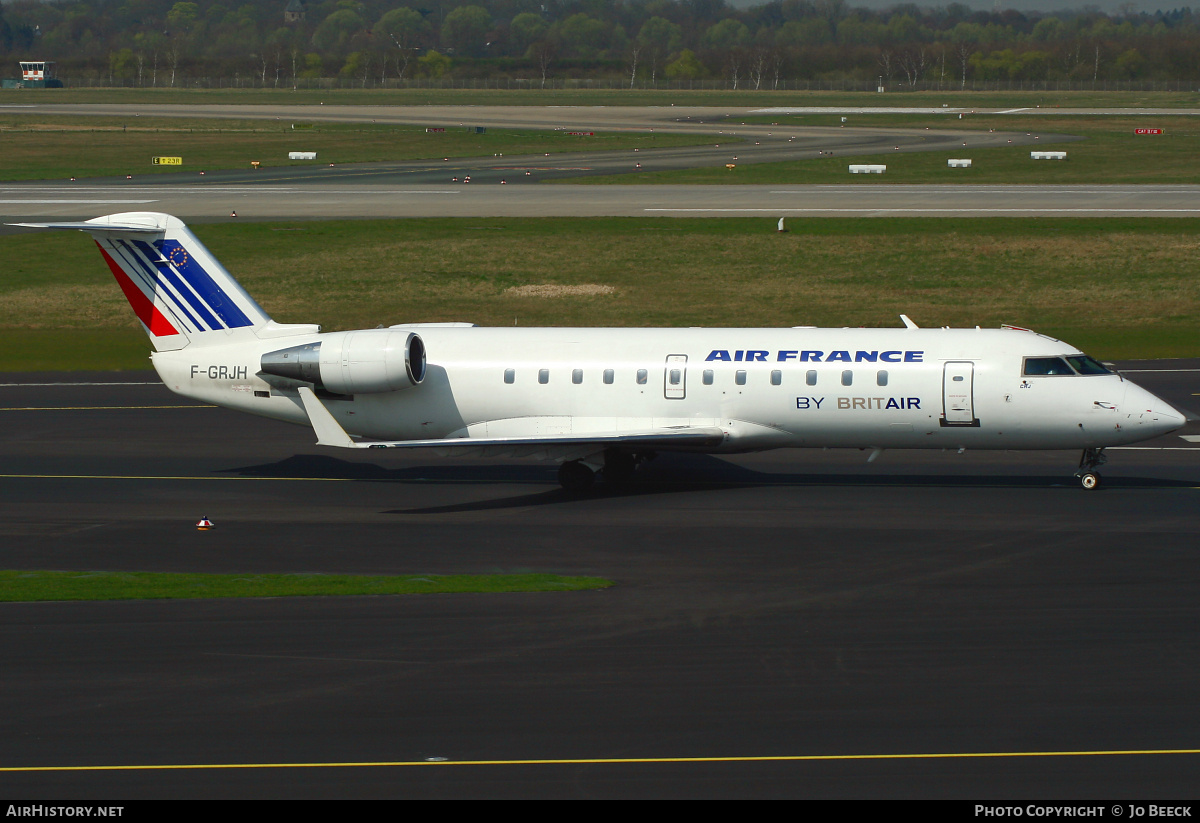 Aircraft Photo of F-GRJH | Bombardier CRJ-100ER (CL-600-2B19) | Air France | AirHistory.net #726886