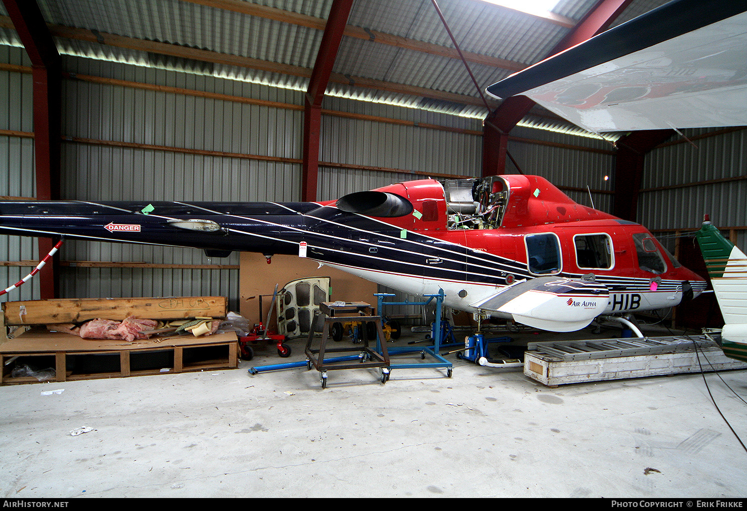 Aircraft Photo of OY-HIB | Bell 222U | Air Alpha Greenland | AirHistory.net #726893