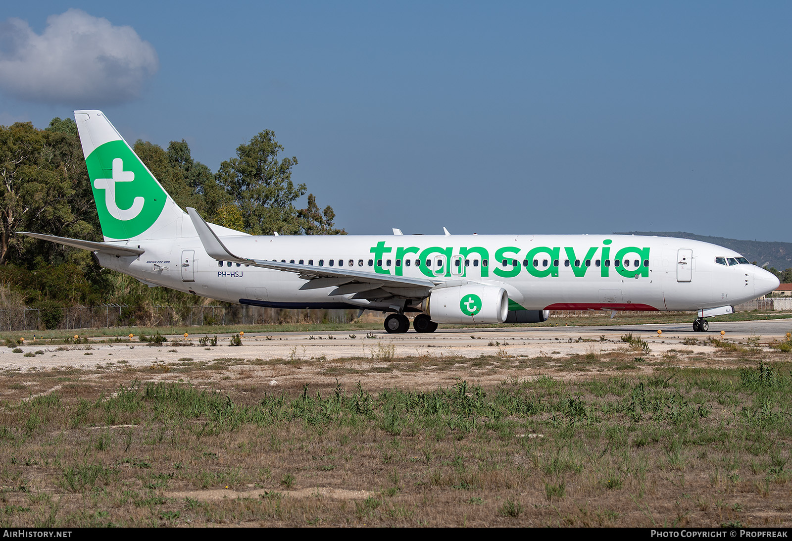Aircraft Photo of PH-HSJ | Boeing 737-8K2 | Transavia | AirHistory.net #726923