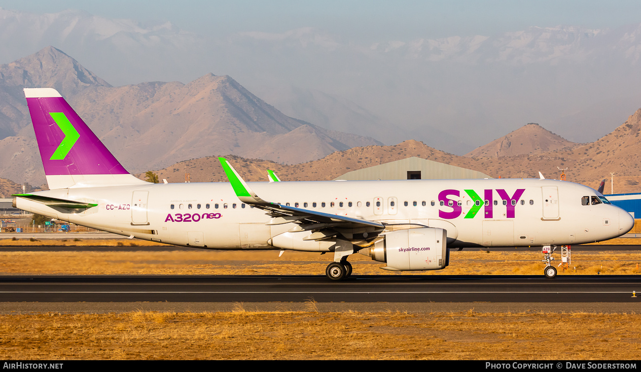Aircraft Photo of CC-AZQ | Airbus A320-251N | Sky Airline | AirHistory.net #727005