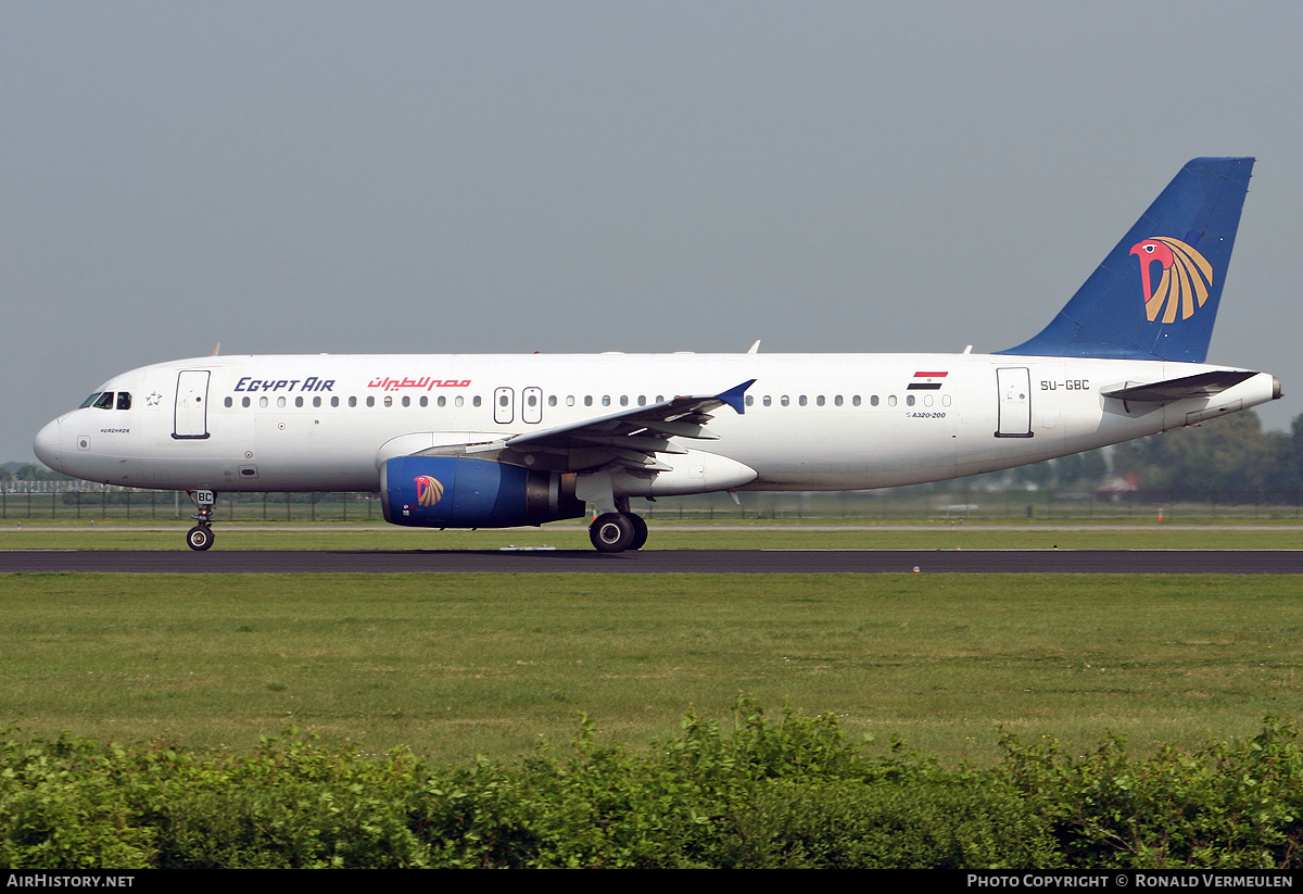 Aircraft Photo of SU-GBC | Airbus A320-231 | EgyptAir | AirHistory.net #727019