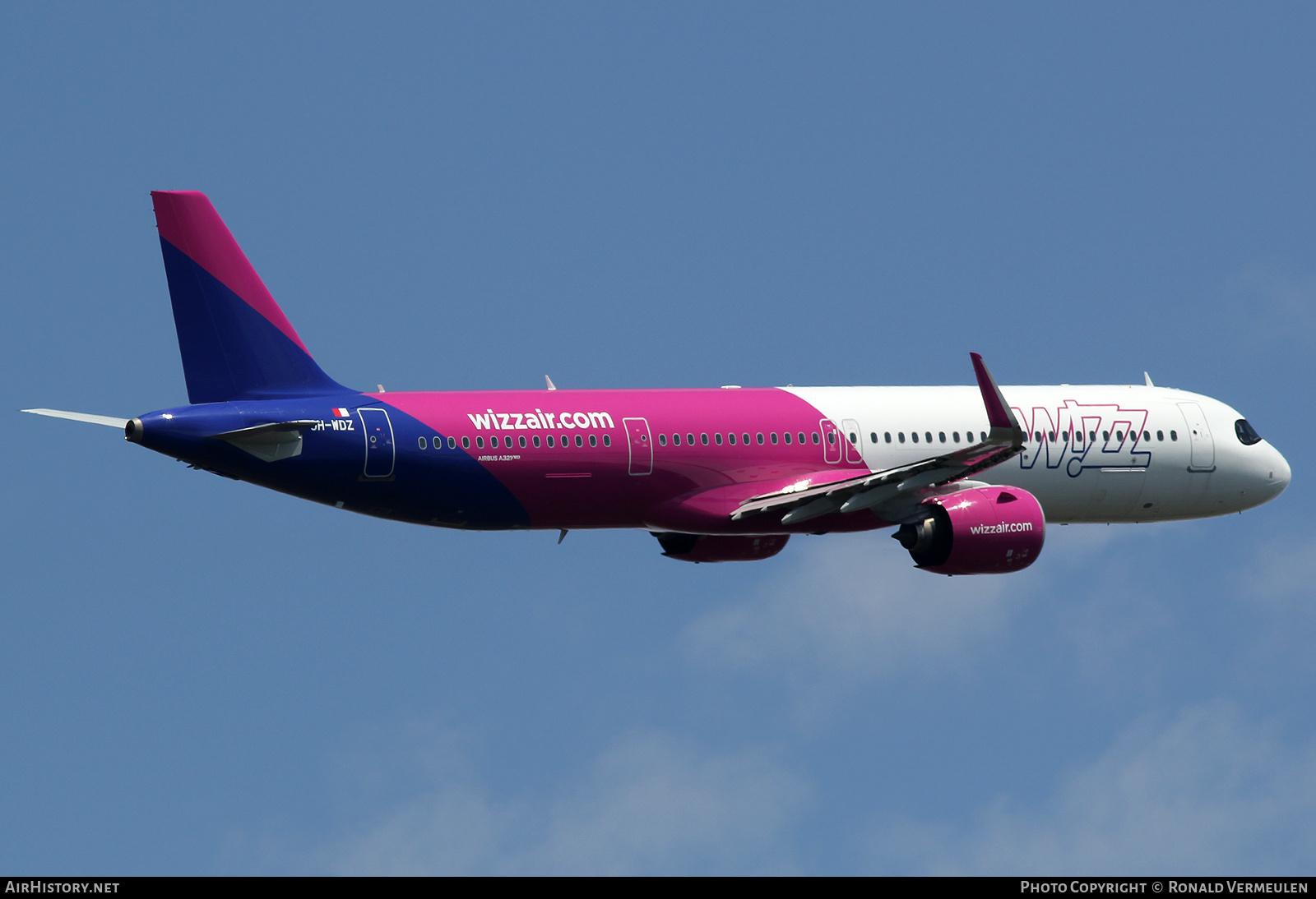Aircraft Photo of 9H-WDZ | Airbus A321-271NX | Wizz Air | AirHistory.net #727031