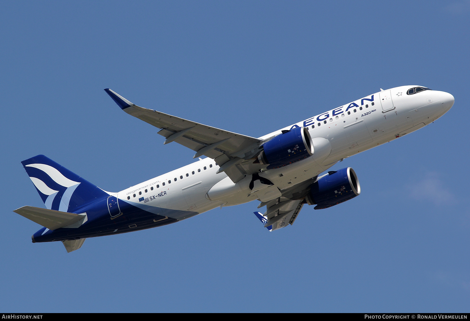 Aircraft Photo of SX-NER | Airbus A320-271N | Aegean Airlines | AirHistory.net #727035